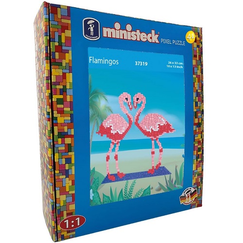 Ministeck MC37319 Ministeck 37319 Flamingos, 800 steentjes