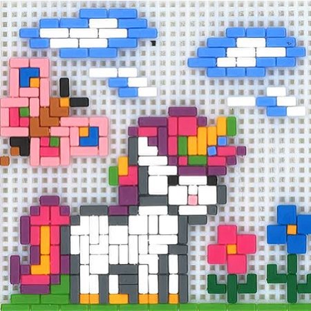 Ministeck MC42374 Stickit Kleine Eenhoorn, ca 550 steentjes, ophanghaakje en heveltje