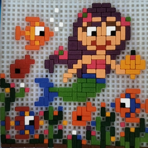 Ministeck MC42399 Stickit Kleine Meerjungfrau, ca. 650 Teile